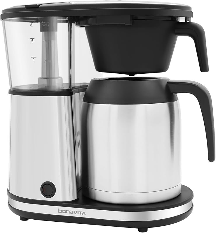 Bonavita 8-Cup One-Touch Pour Over Coffee Maker with Thermal Carafe an