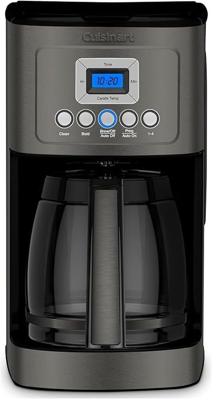 Cuisinart 14-Cup Black Programmable Coffee Maker with PerfecTemp Glass