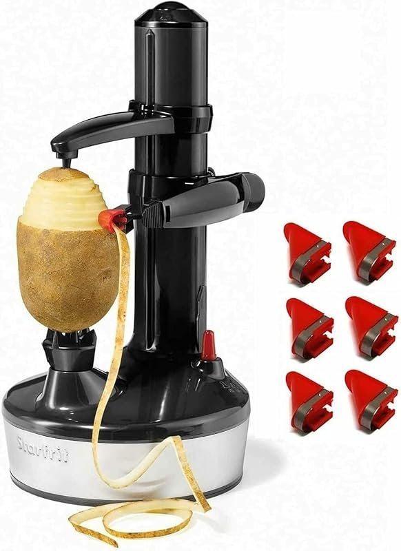 Starfrit Rotato Express 2.0 Electric Peeler with 6 Replacement Blades 
