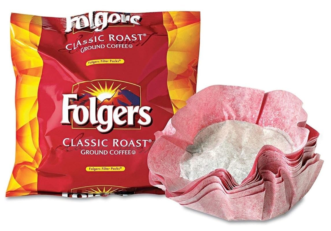 Folgers Classic Roast Premeasured Ground Coffee in Single Pouch Filter