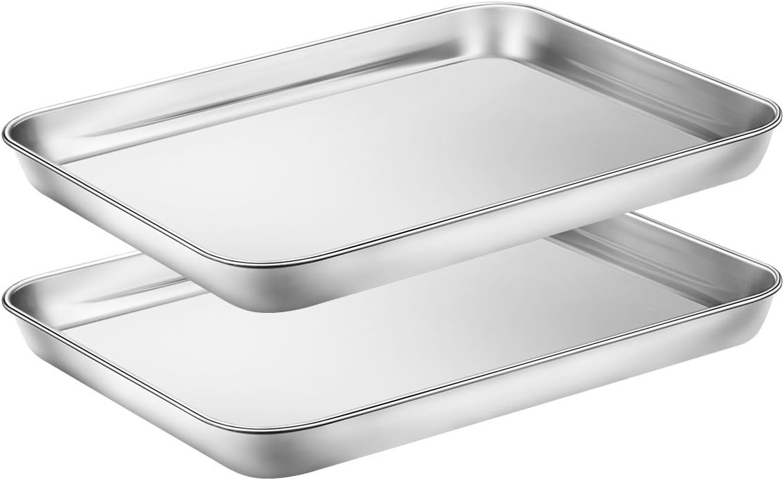 HKJ Chef Baking Sheets Set of 2 – Non-Toxic, Easy Clean, Dishwasher Sa