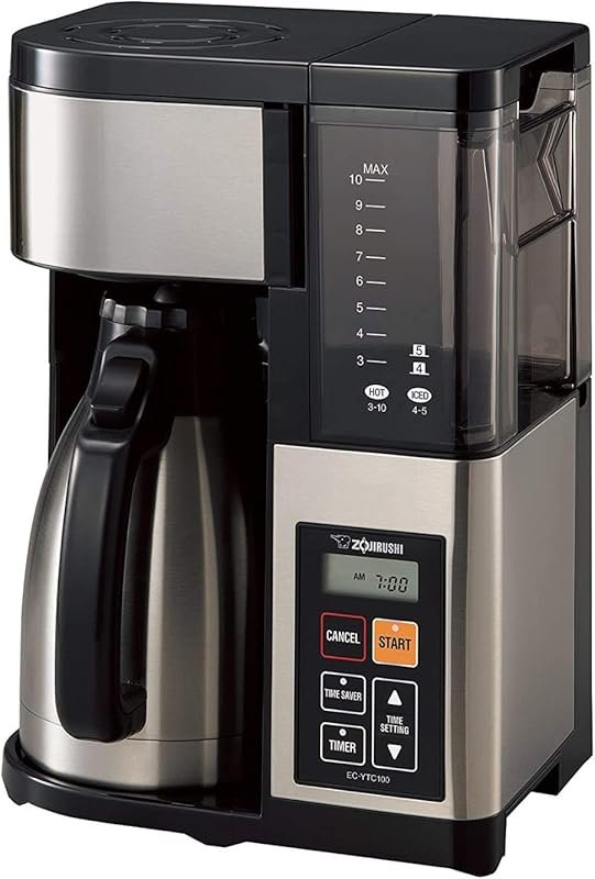 Zojirushi EC-YTC100XB 10-Cup Stainless Steel Black Coffee Maker