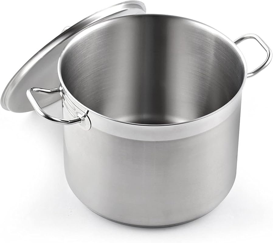 Cooks Standard 8-Quart Professional Grade Stainless Steel Stock Pot wi