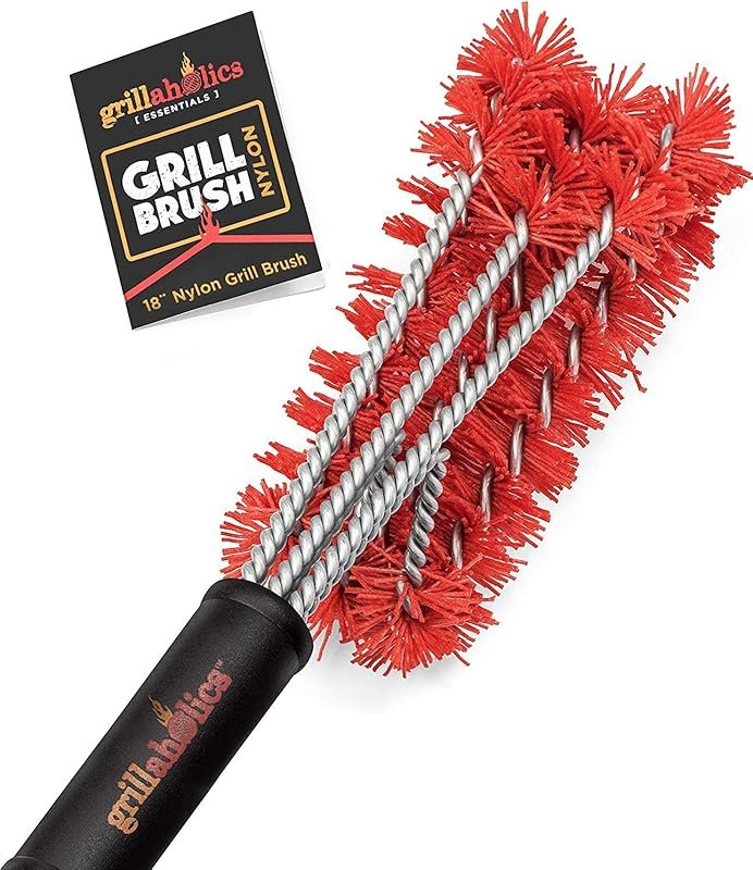 Nylon Cold Scrub Grill Brush with Lifetime Warranty