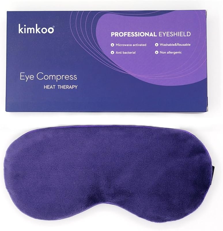 Moist Heat Eye Compress & Microwavable Hot Eye Mask for Dry Eyes