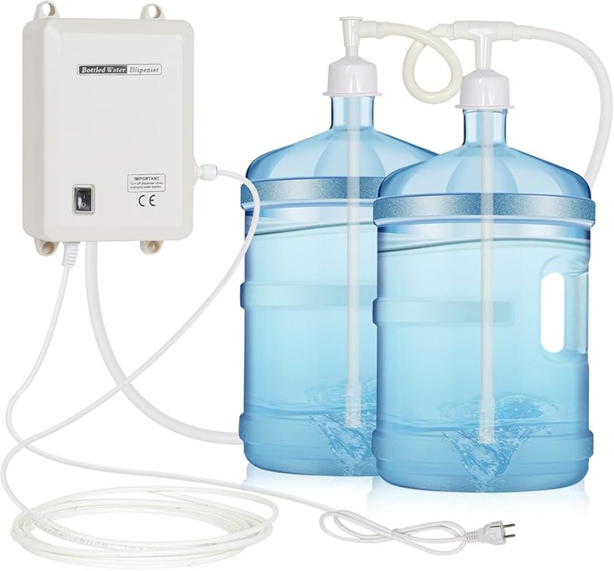 LIYUAN 5-Gallon Electric Water Dispenser Pump with Double Inlets for H