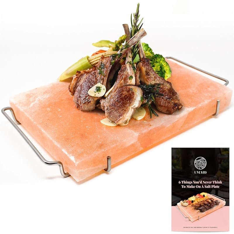Himalayan Salt Block for Grilling & Cooking, Food Grade 12x8x1.5 Stone