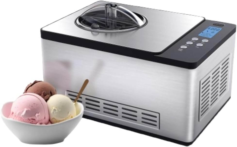 Whynter 2 Qt Automatic Ice Cream & Yogurt Maker with Built-In Compress