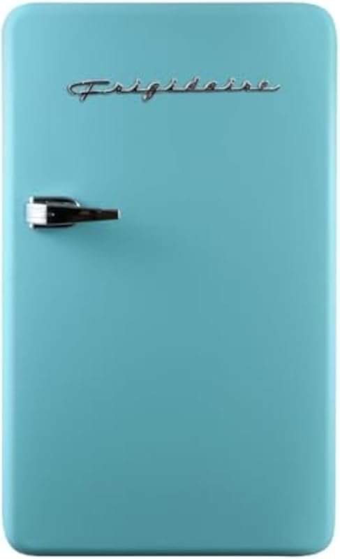 Frigidaire Blue Retro 3.2 Cu Ft Rounded Corner Premium Mini Fridge – C