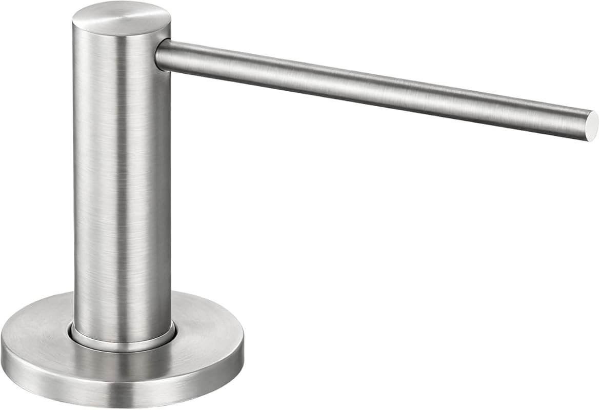 GAPPO Brushed Nickel Stainless Steel Built-in Kitchen Sink Soap Dispen