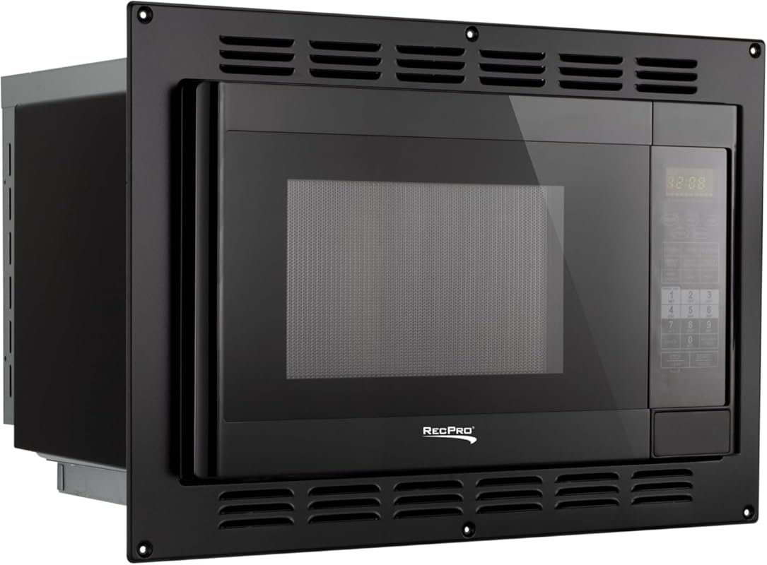RecPro RV Convection Microwave 1.1 cu. ft. Direct Replacement for High