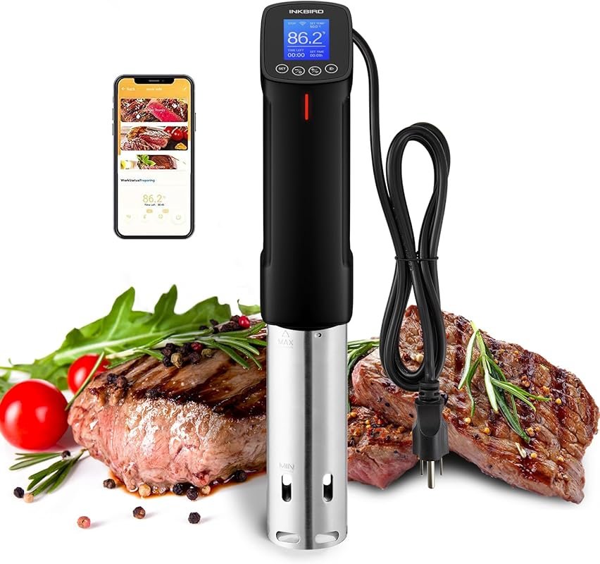 INKBIRD WIFI Sous Vide Cooker ISV-100W – 1000W Immersion Circulator wi