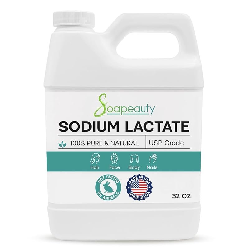 Sodium Lactate 60% USP Pure Natural Preservative for Soap Making & Lot