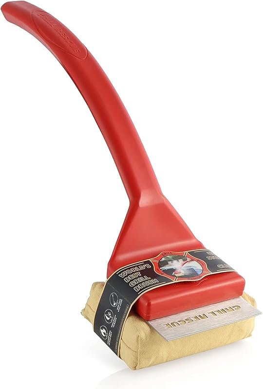 Bristle-Free Steam Grill Brush with Heat-Resistant Head