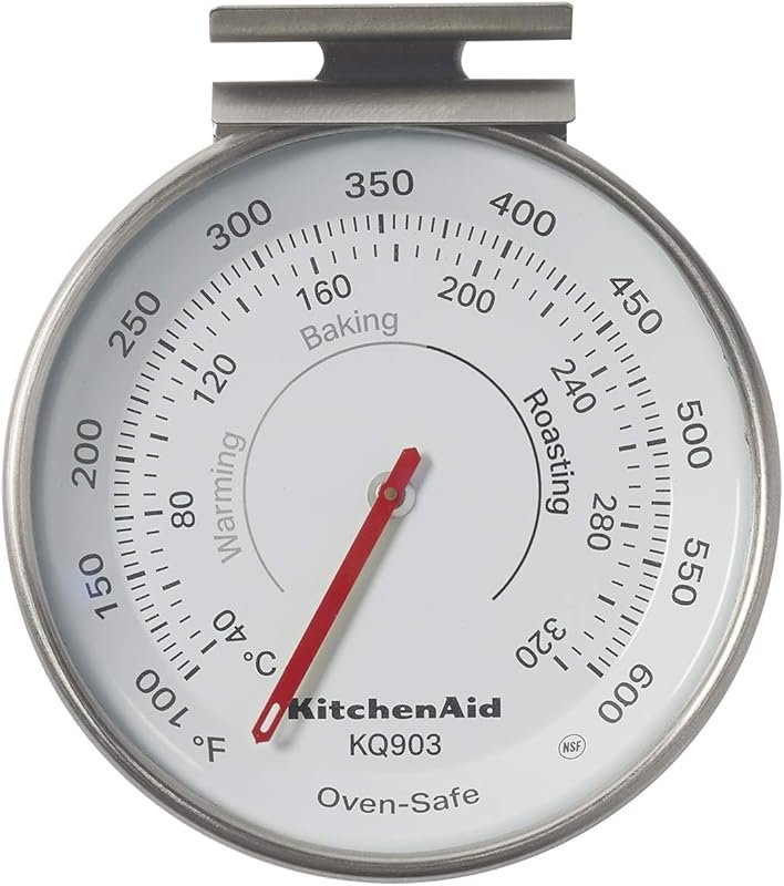 KitchenAid 3-in-One Dial Oven Thermometer 100°F to 600°F for Precise B