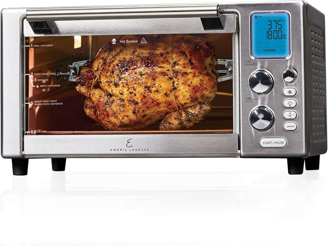 Emeril Lagasse Power Air Fryer 360 with Accessories for Fry, Bake, Rot
