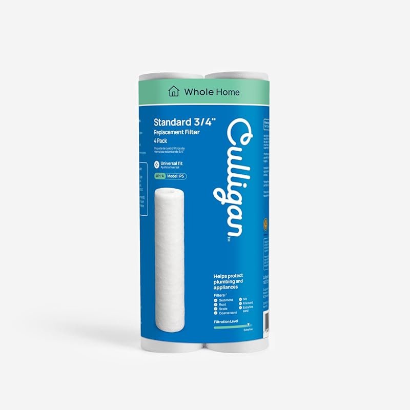 Culligan P5 Whole House Water Filter Reduces Sediment & Scale, 8,000 G