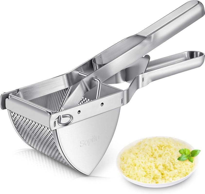 Sopito Stainless Steel Potato Ricer for Commercial and Home Use with S