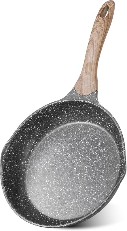 JEETEE 8-Inch Nonstick Frying Pan for Eggs, Soft Touch Handle, Inducti