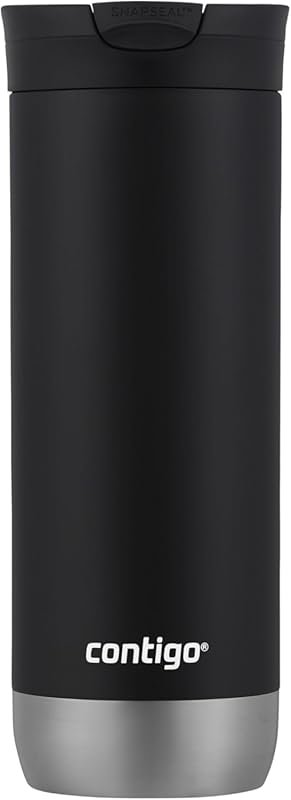 Contigo Huron Travel Mug Screw Cap Stainless Steel Cup for On-the-Go D