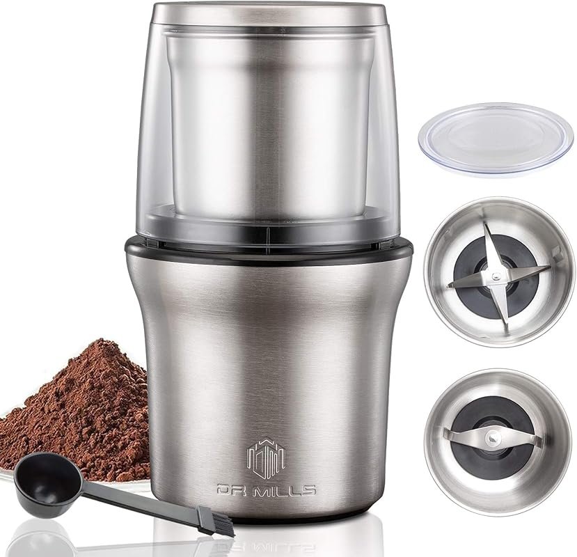 DR MILLS DM-7412M Wet & Dry Grinder with Dishwasher Safe Cups