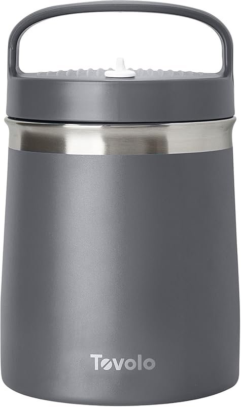 Tovolo Insulated Food Container 2 Quart – Double Wall Vacuum Thermos f