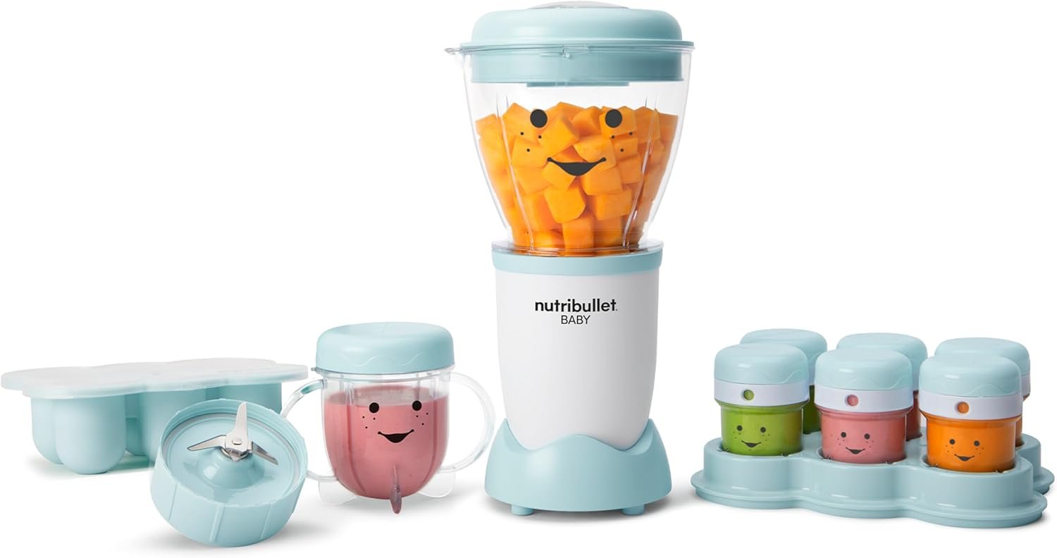 NutriBullet NBY-50100 Baby Food-Making System with 32-Oz Containers in
