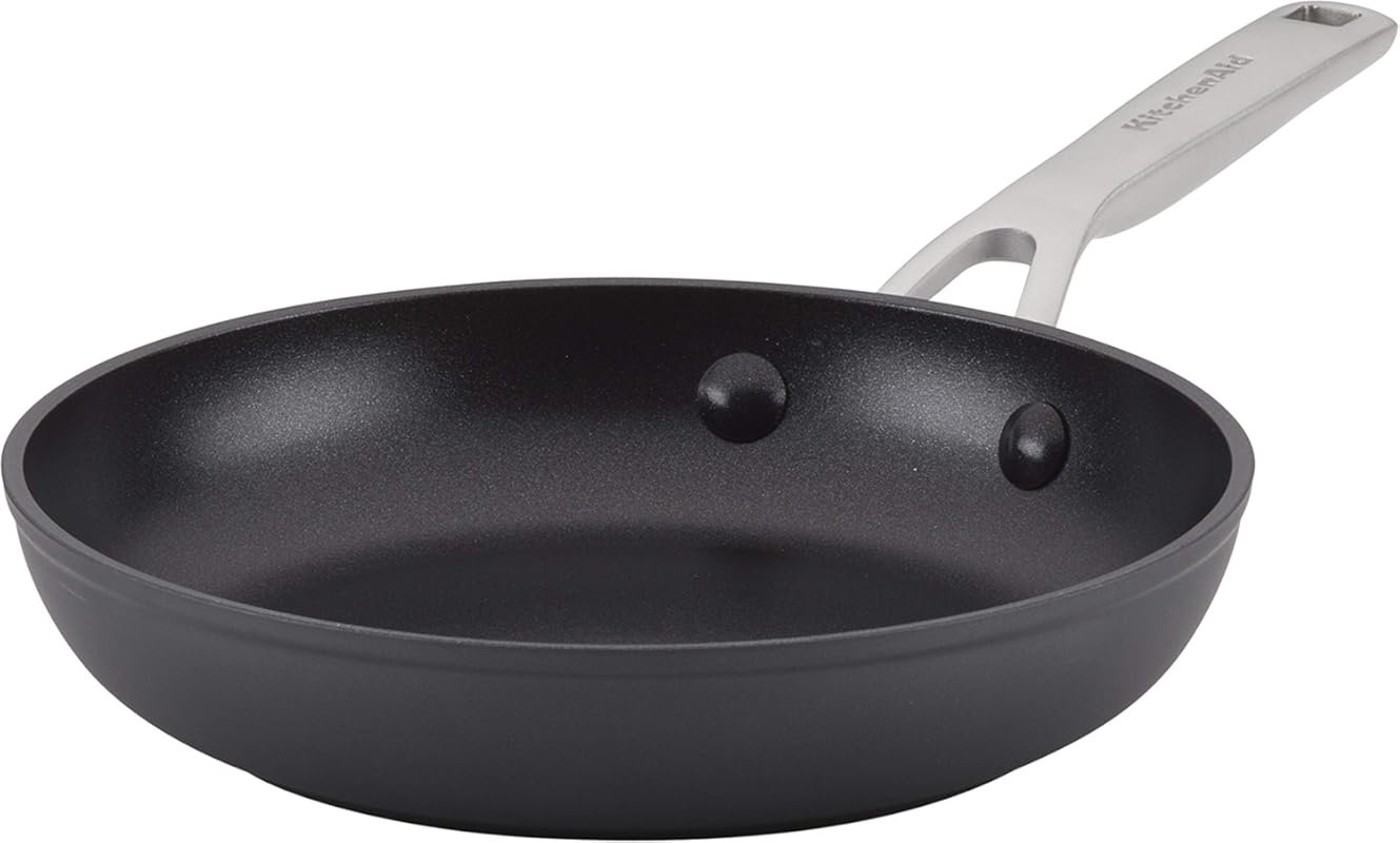 KitchenAid Hard Anodized Induction Nonstick Fry Pan, 8.25 Inch, Matte 