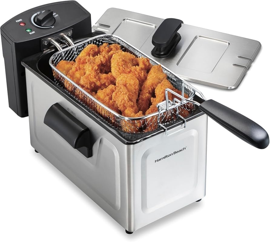 Hamilton Beach 35032 Professional Style Deep Fryer – 3L, 1500W, Frying