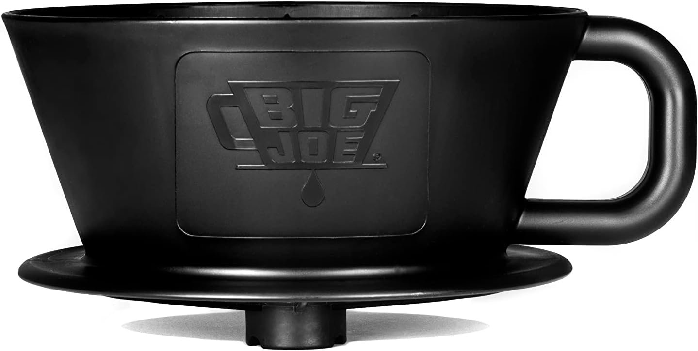BIG JOE Large Pour Over Dripper with BPA-Free Plastic, 50 Filters, Bre