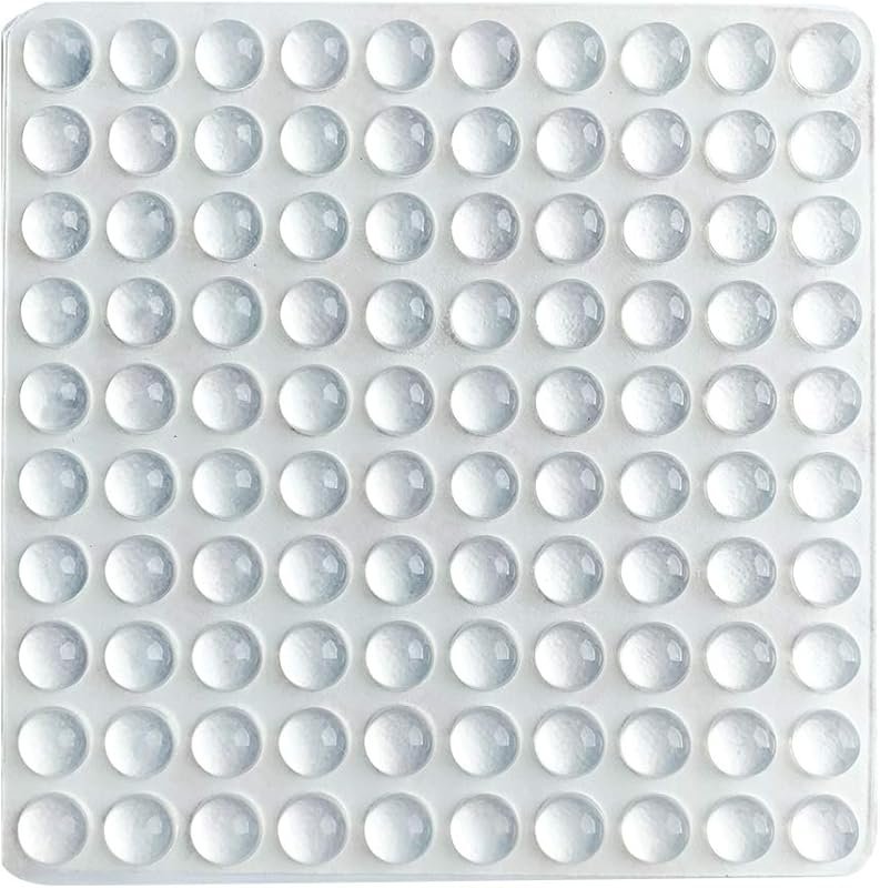 100-Pack Transparent Adhesive Bumper Pads for Drawers, Cutting Boards 