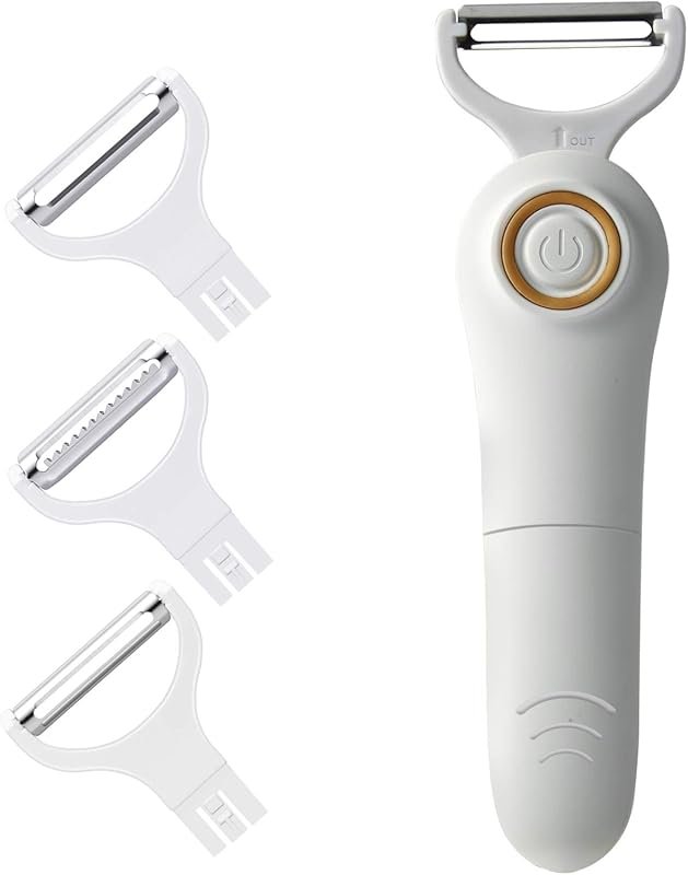 Handheld Electric Fruit & Vegetable Peeler Pro Set – 3 Interchangeable