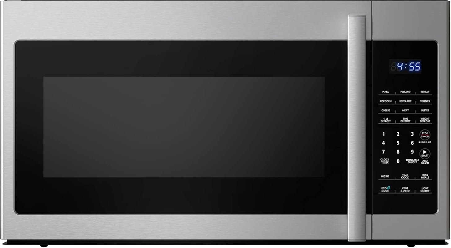 Galanz GLOMJA17S2B-10 Over-The-Range Microwave with ECO Mode, 30-Secon