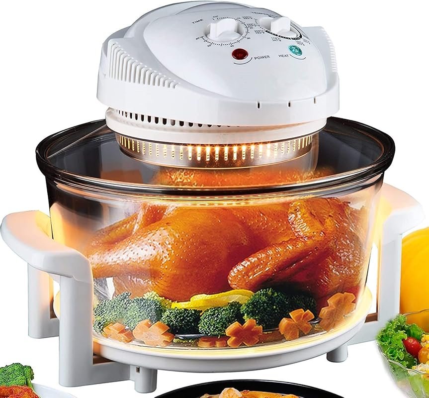 Electric Air Fryer Turbo Convection Oven Roaster Steamer for Crispy Fr