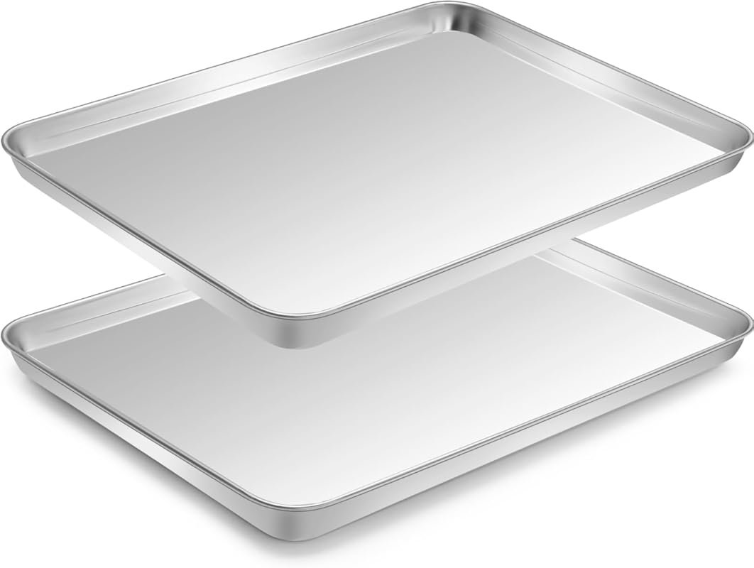 CEKEE Stainless Steel Half Sheet Baking Pan, 18x13