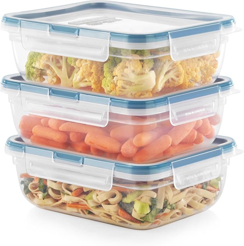 Snapware 8.5-Cup Airtight Food Storage Containers, Leakproof Locking L
