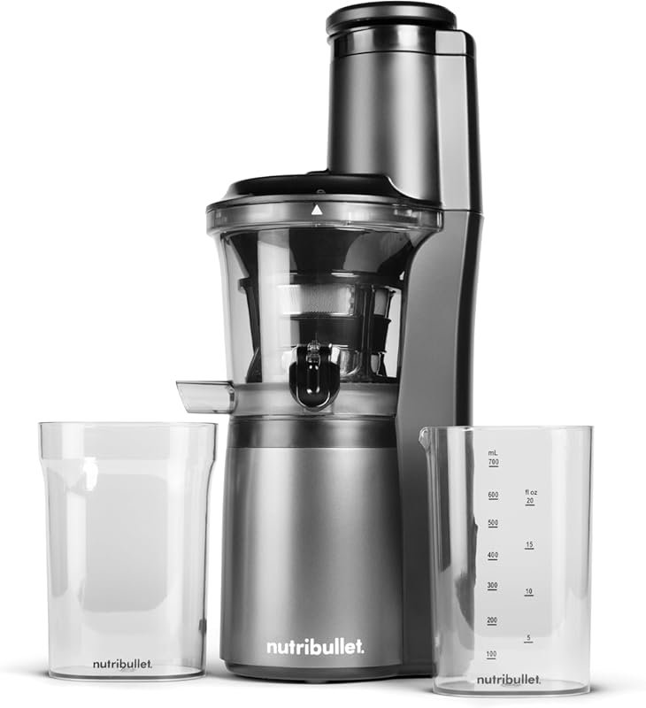 NutriBullet Slow Masticating Juicer – Quiet Motor, Reverse Function, 2