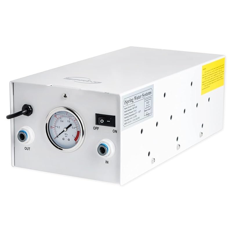 iSpring PMP1000 Water Booster Pump for High-Capacity RO Membrane – 3/8