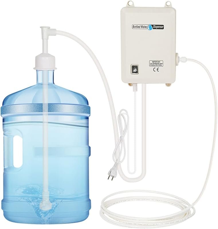 TDRENERGY Automatic 110V Water Pump for 3/5 Gallon Bottles, 40PSI for 