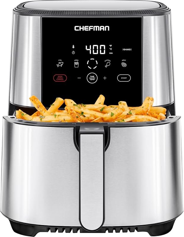 Chefman TurboFry 5-Quart Large Family Air Fryer with One Touch Presets