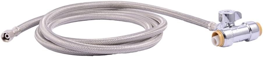 Sharkbite 10ft Brass Push-to-Connect Ice Maker Kit: 1/2