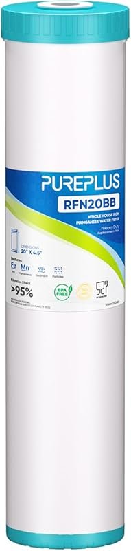 PUREPLUS 5 Micron RFN20BB Whole House Iron & Manganese Reduction Repla