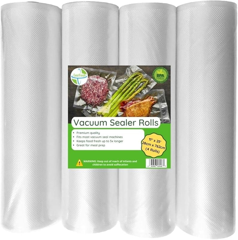 15% Thicker Embossed Vacuum Sealer Rolls, 11