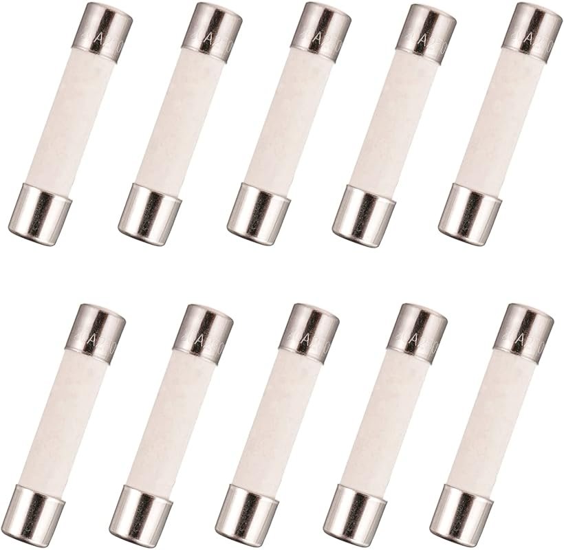 BOJACK 20 Amp Microwave Fuse – 250V Slow-Blow Ceramic Replacement for 