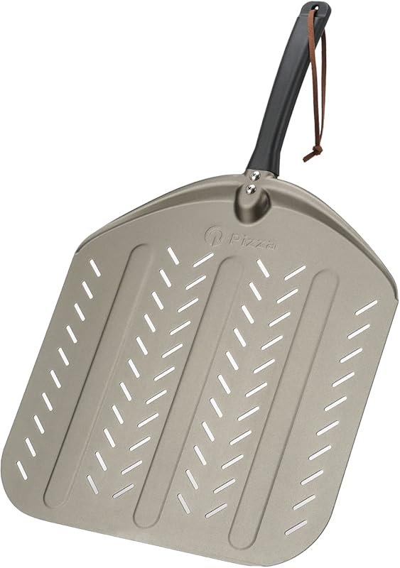 Q Pizza Aluminium Perforated Spatula for Oven & Grill Baking