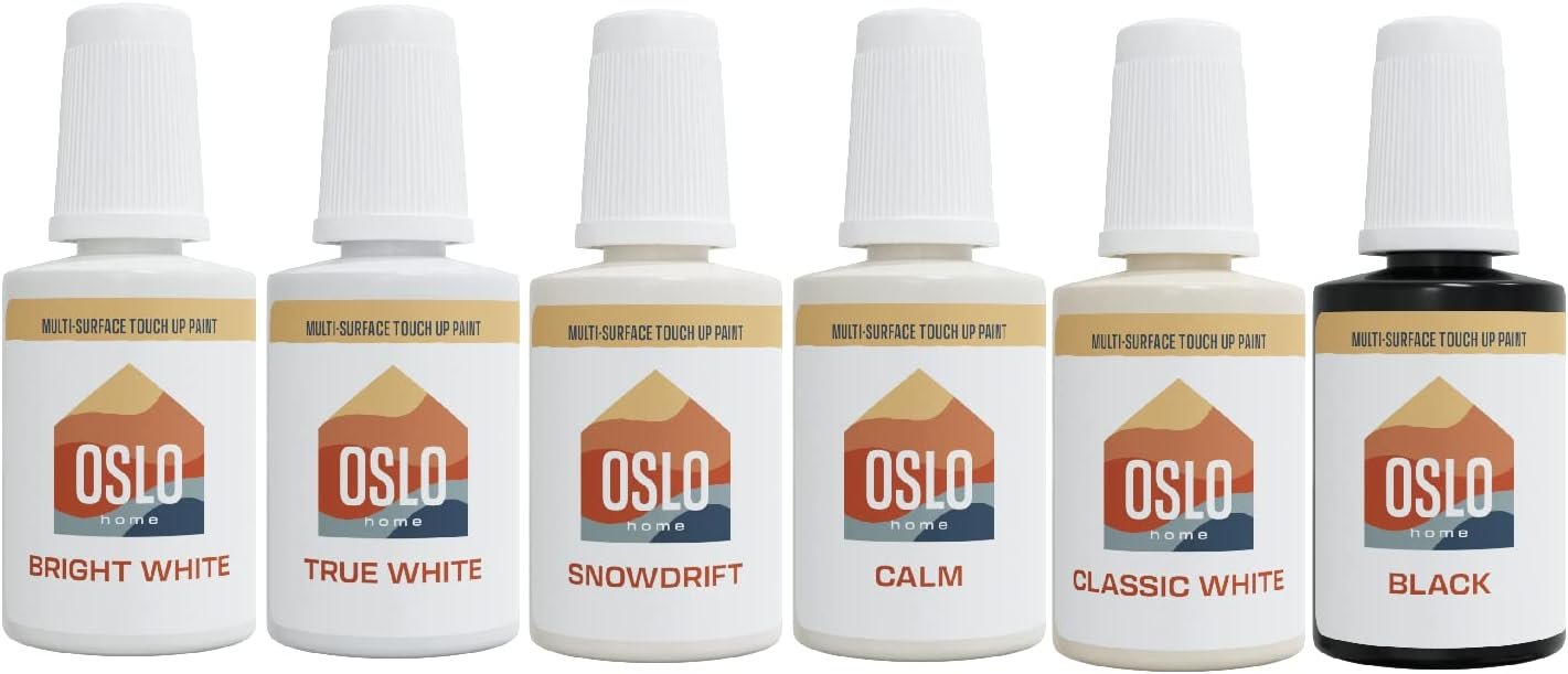 5 Most Popular White + Black Touch-Up Paint Colors – Quick Drying, For