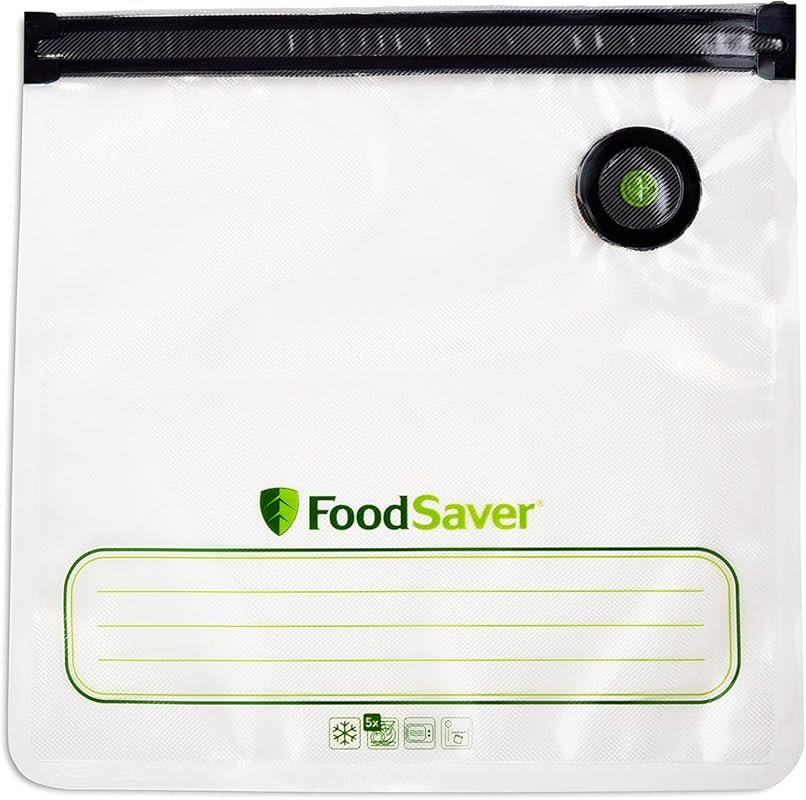 FoodSaver® Reusable Gallon Vacuum Storage Bags for Longer Freshness & 