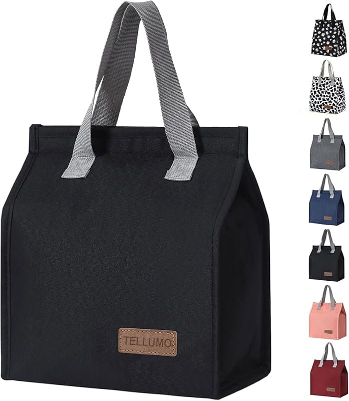 TELLUMO Large Insulated Leakproof Lunch Tote for Men & Women