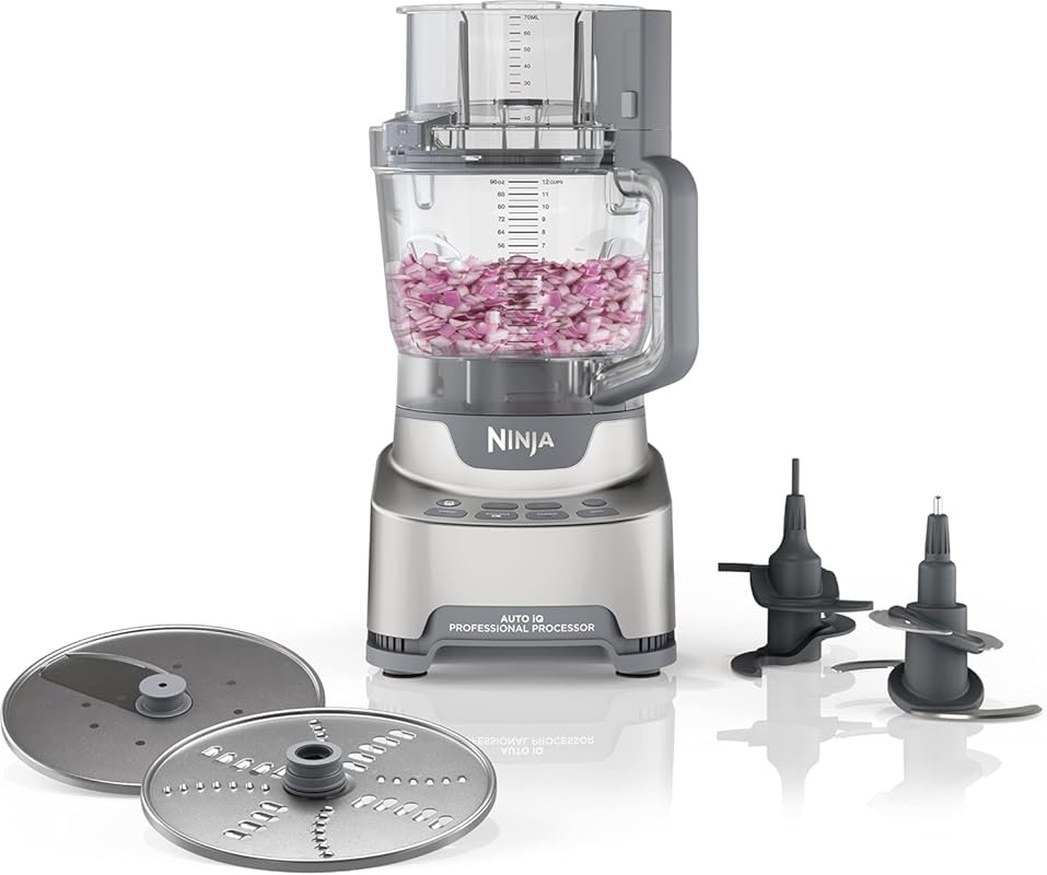 Ninja Professional XL Food Processor, 1200 Peak-Watts, 4-in-1, 12-Cup 