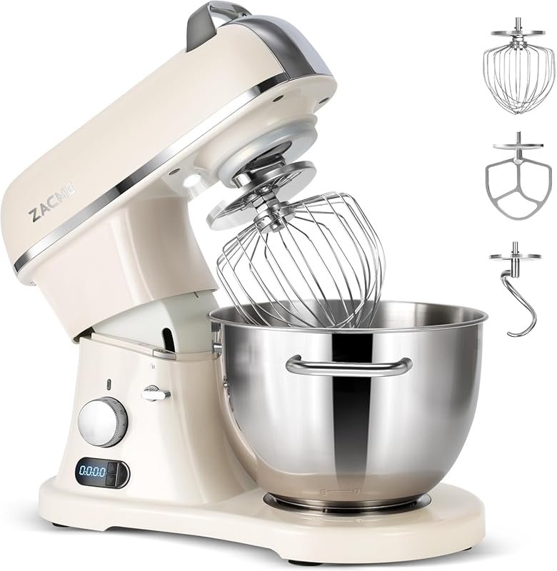8.4QT Commercial Stand Mixer 800W Aluminum Die Casting with Bowl & Too